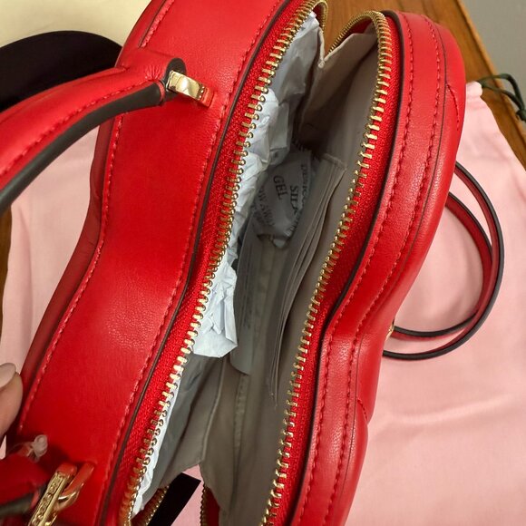 ❤️ Kate Spade Love Shack Quilted Heart Crossbody – NWT – + Pink Purse Protector - Picture 5 of 7
